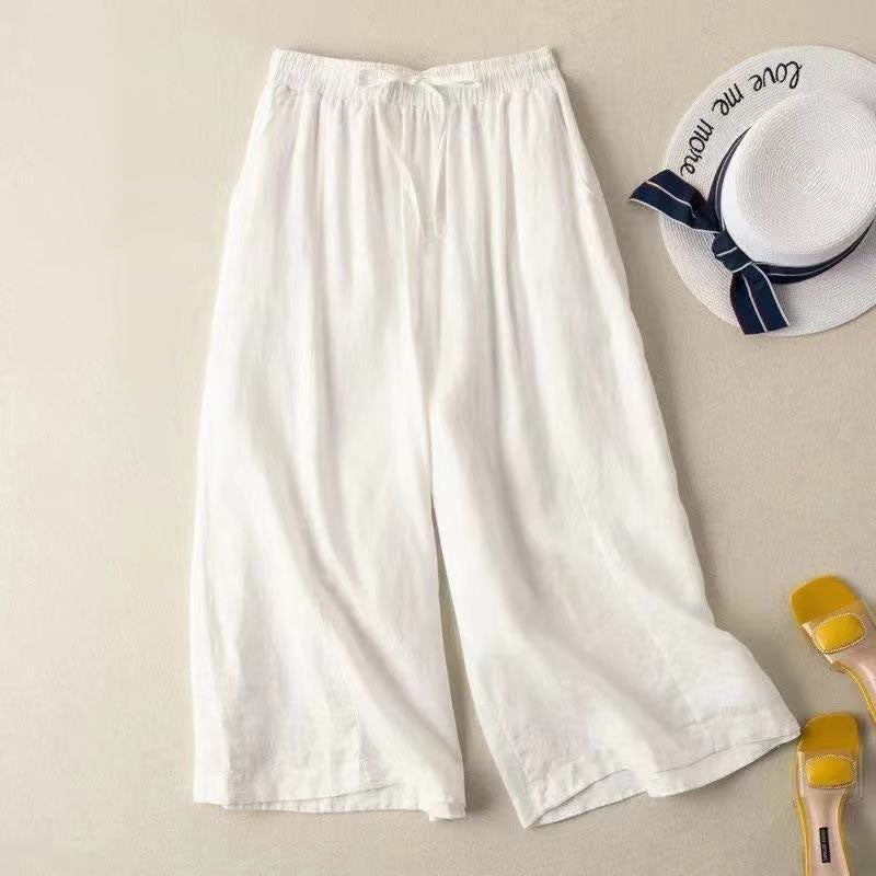 Summer thin all-match wide-leg casual pants