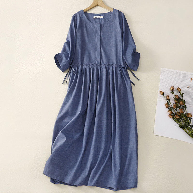 Comfortable Casual Cotton Linen Dress