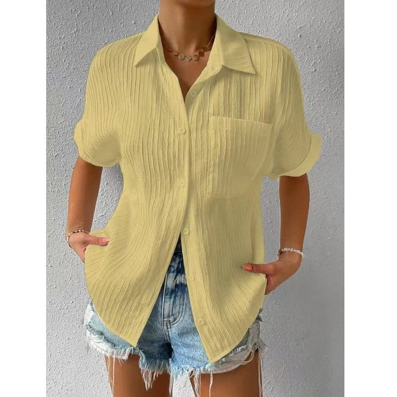 Women's Casual Short Sleeves Shirt