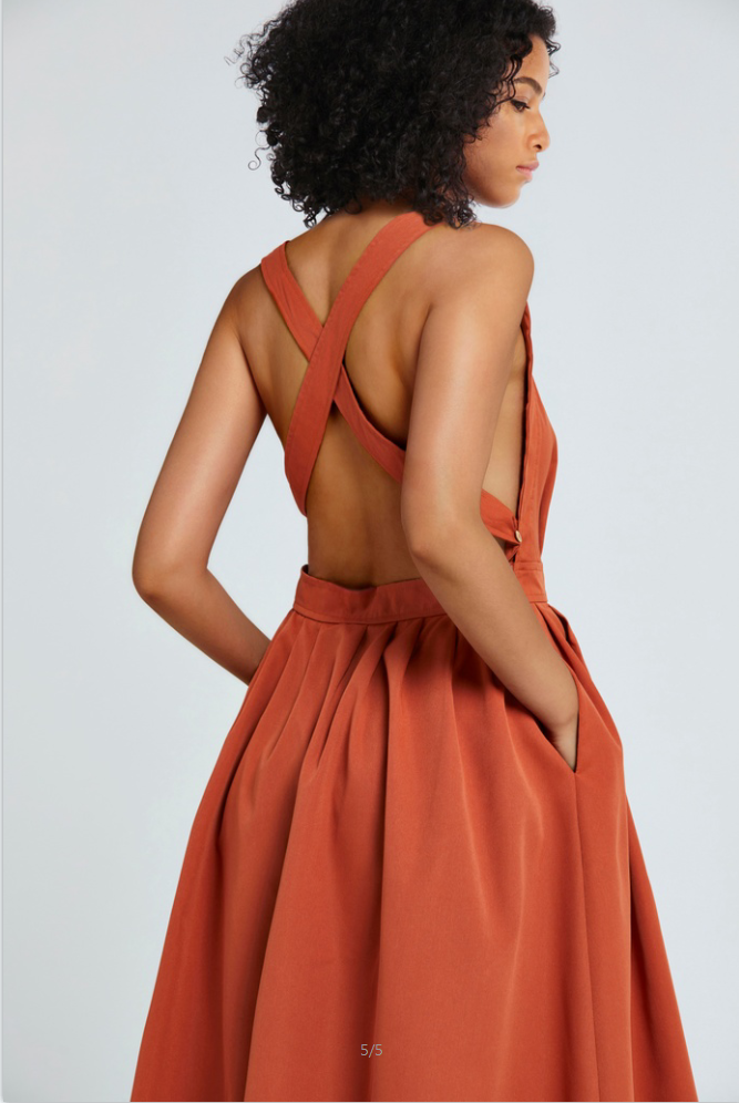 Chic Summer Backless Dress