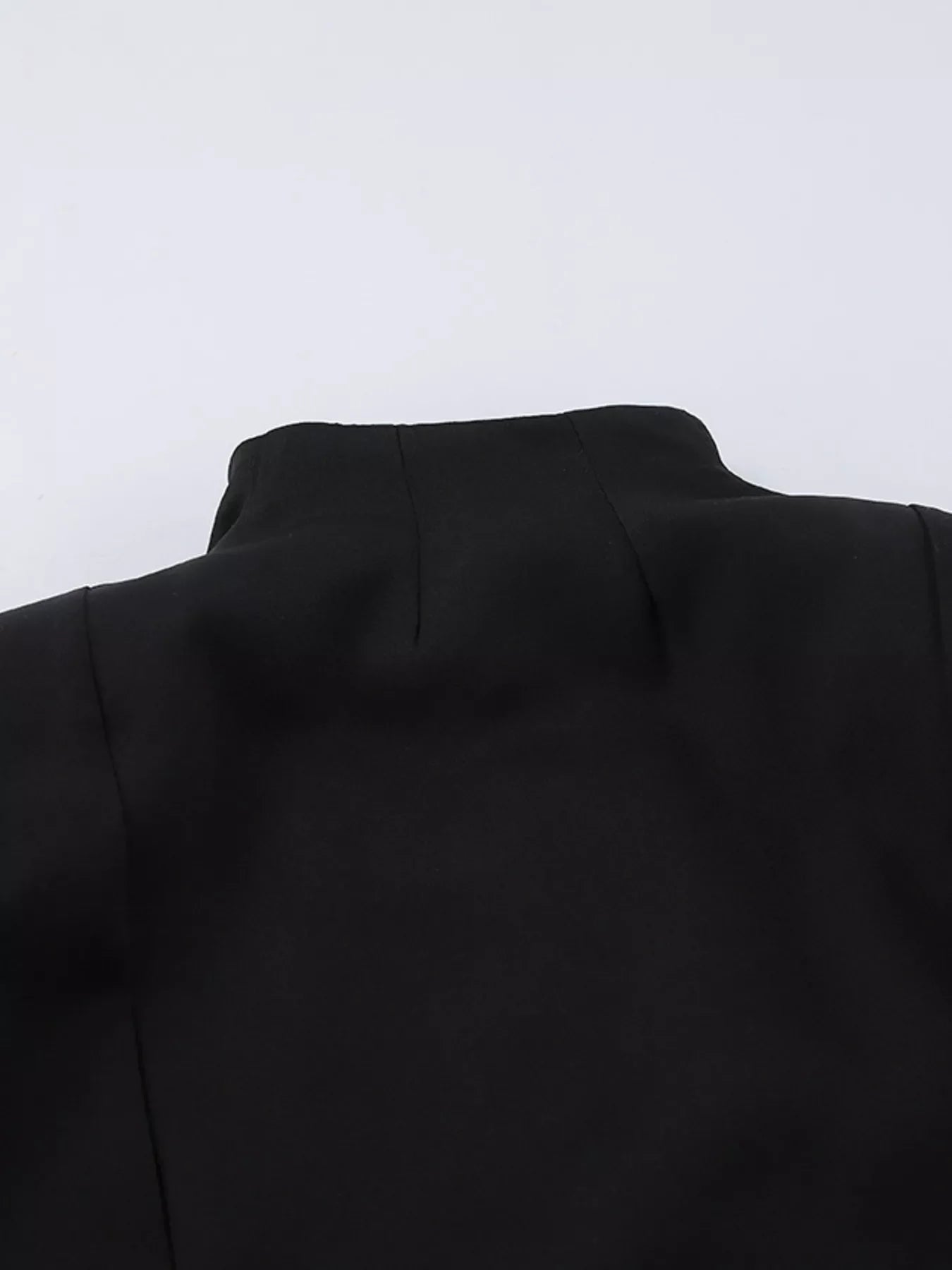 Alice's Elegant Stand Collar Blazer and Mini Skirt Set