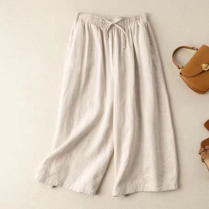 Summer thin all-match wide-leg casual pants