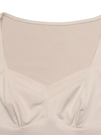Sweetheart Neck Balloon Sleeve Bodysuit