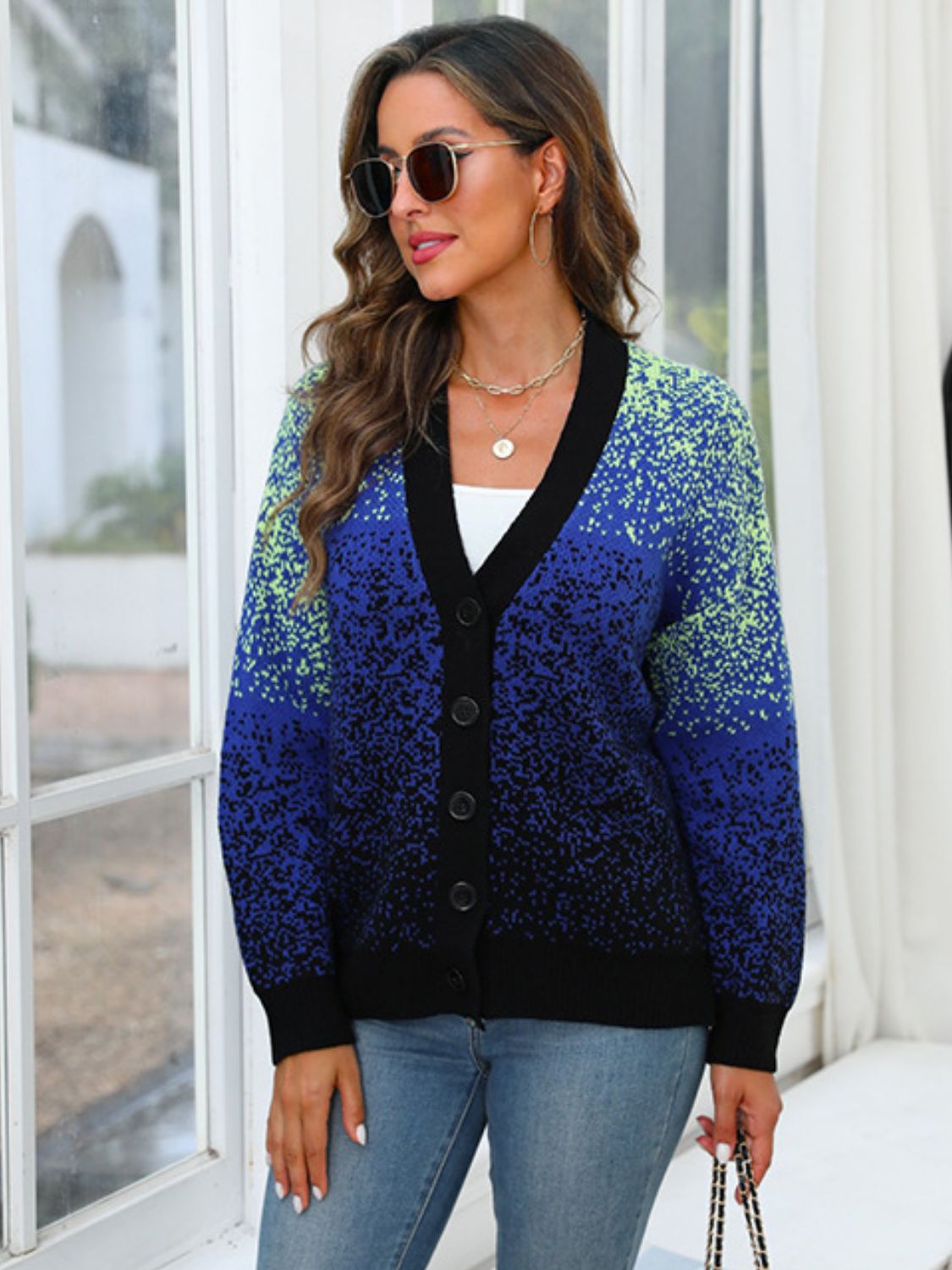 | Button Up Long Sleeve Cardigan