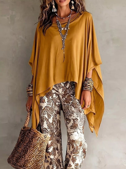 Oversized Batwing Sleeve Flowy Top for Women | Plus Size Boutique Top