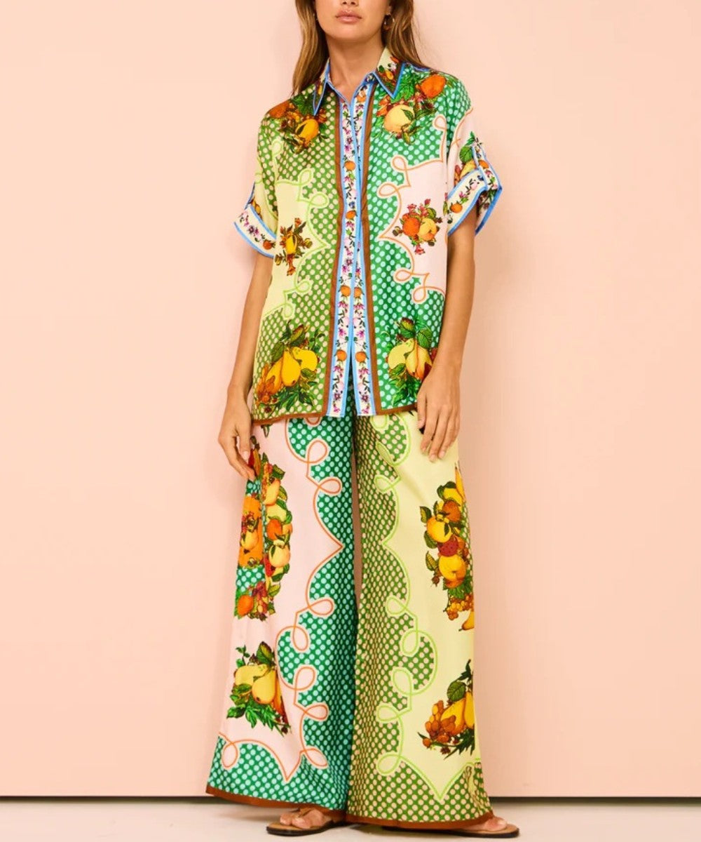 Harvest Fruits Totem Two -piece Suit