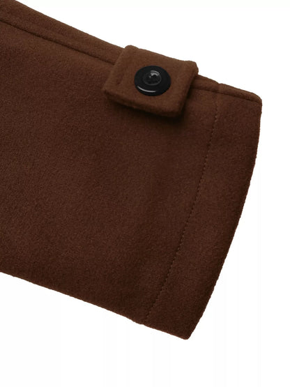Single-Breasted Raglan Sleeve Outerwear