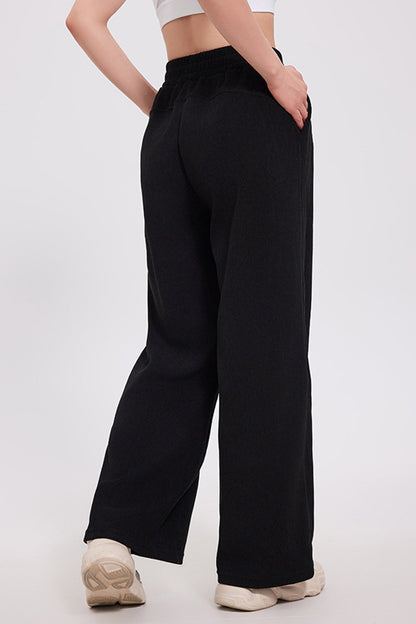 Blue Zone Planet | Basic Bae Elastic Waist Wide Leg Pants