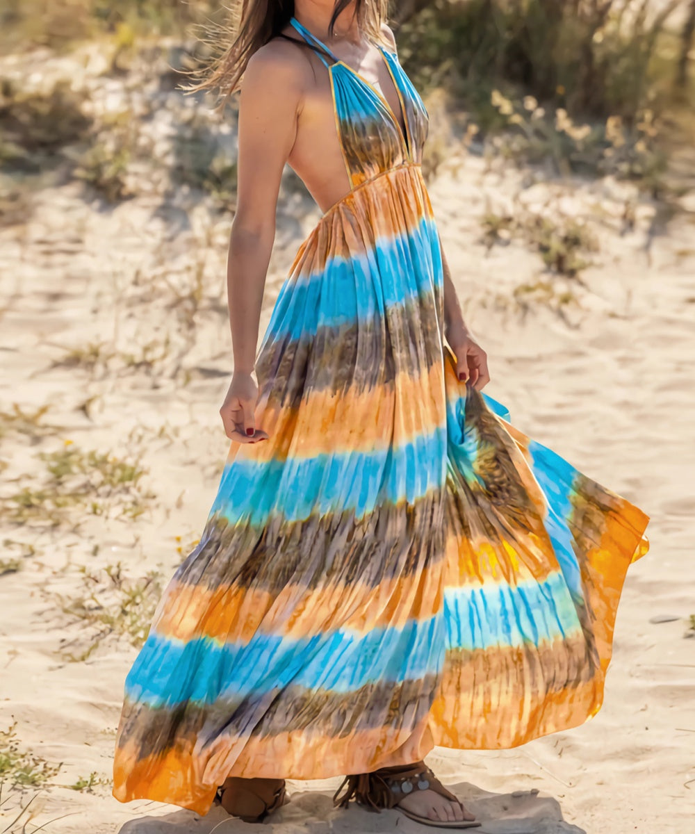 Summer Exquisite Tie-dye Dress