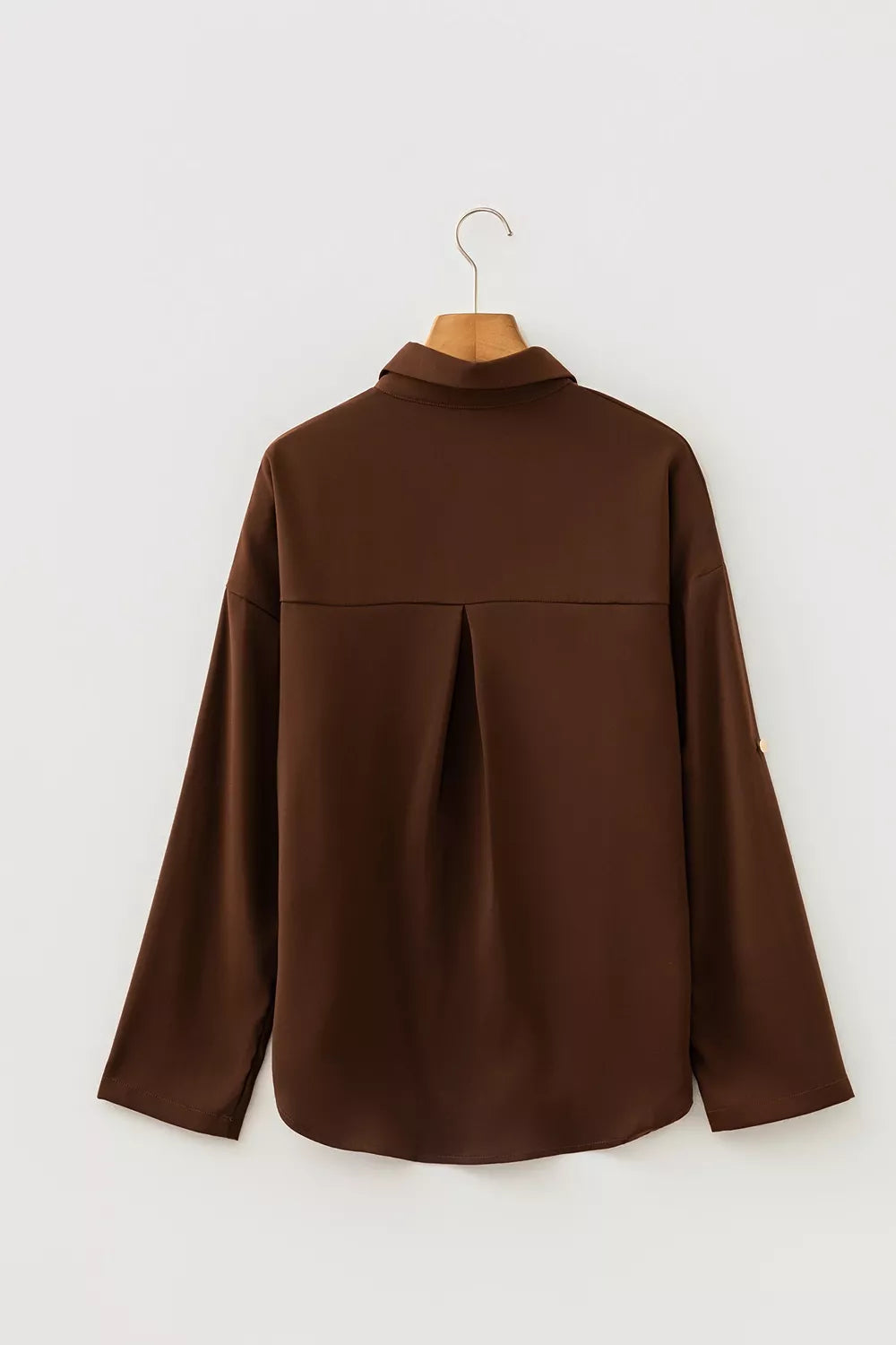 Multi Button Long Sleeve Shirt for Women Elegant Casual Top