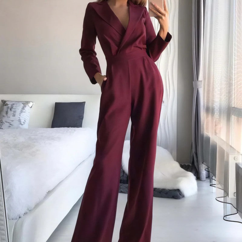 Women's Temperament Professional Jumpsuit