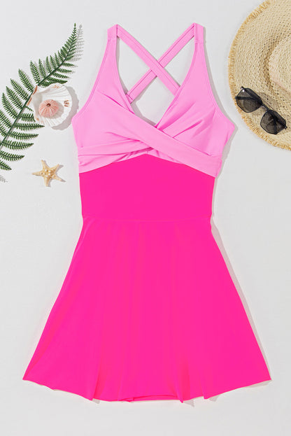 Blue Zone Planet | Crisscross V-Neck One-Piece Swimwear