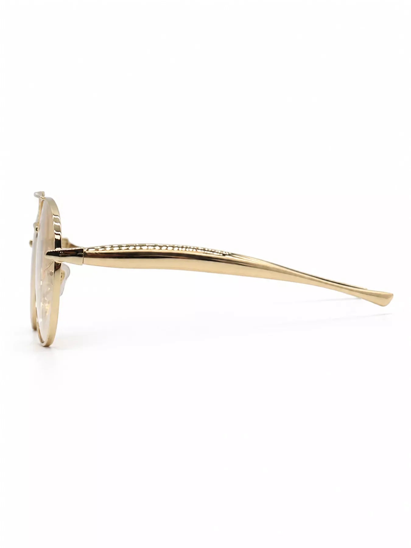 Aviator Sunglasses with Metal Lenses
