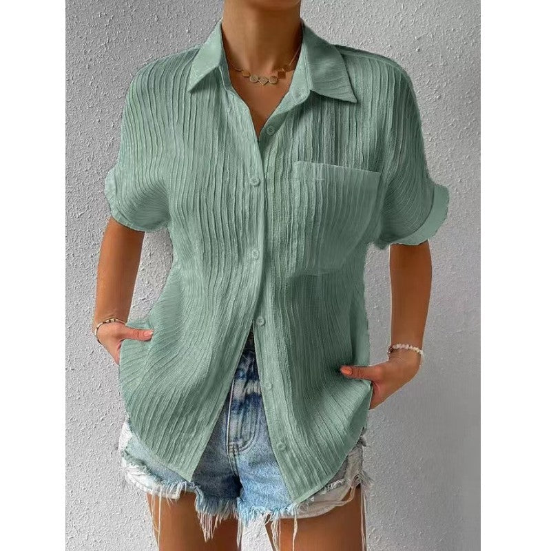 Women's Casual Short Sleeves Shirt