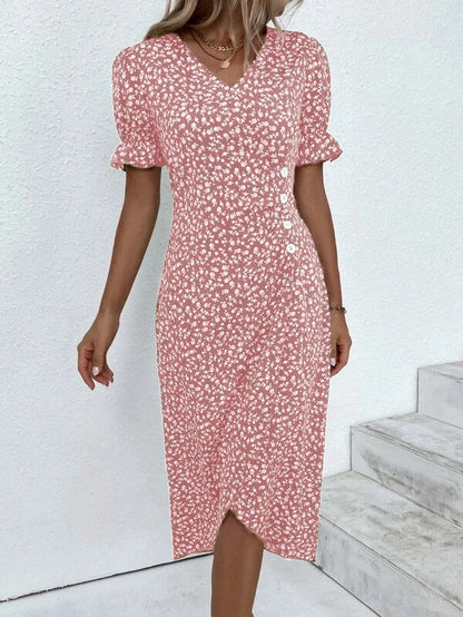 Women's Casual Loose Printed Dress