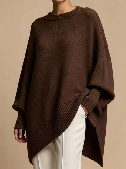 Oversized Batwing Sleeve Sweater for Women | Cozy Boutique Knit Top