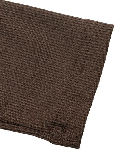 Metal Buckle Detail Surplice T-Shirt