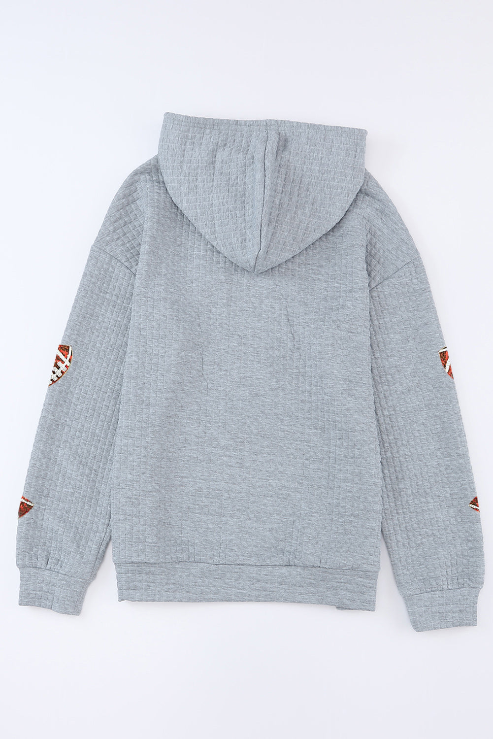 Blue Zone Planet | Drawstring Football Long Sleeve Hoodie