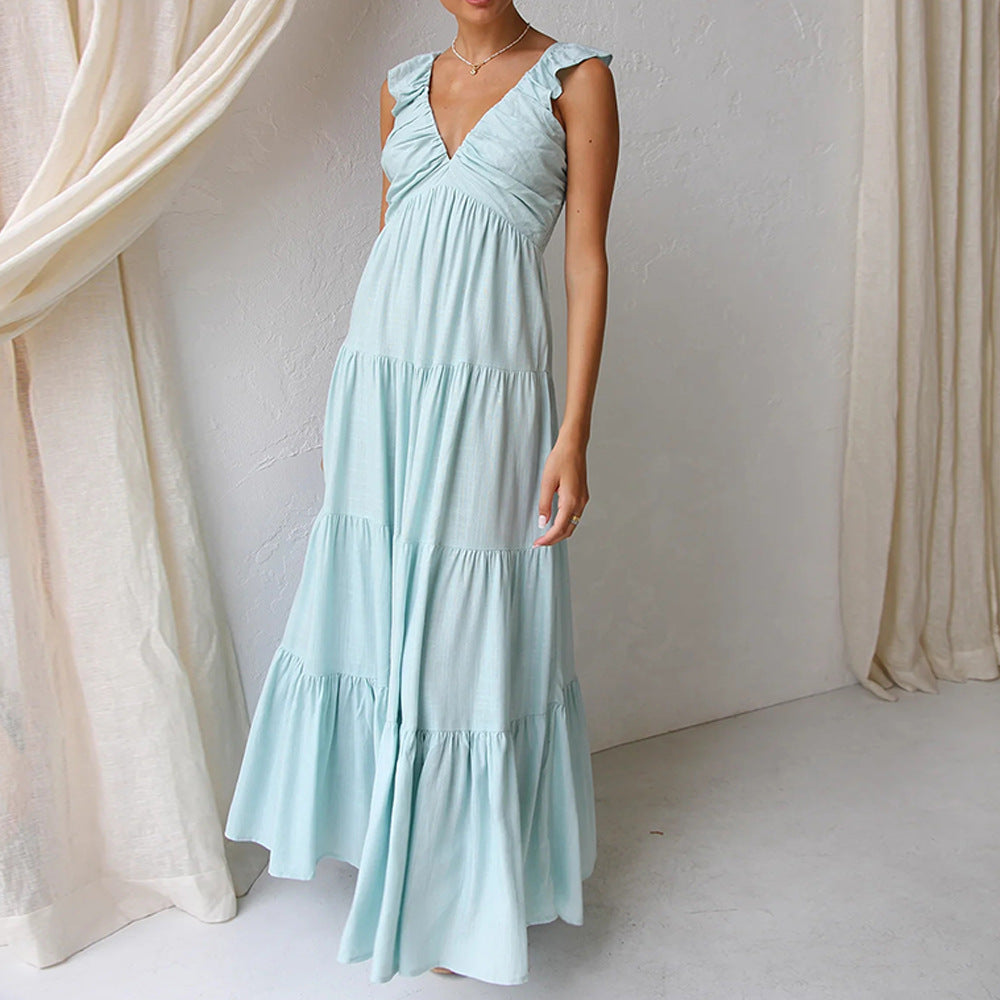 Vacation Style Seaside Muse Maxi Dress