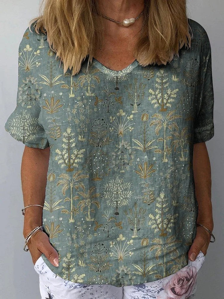 Women's Printed Vintage Shirt