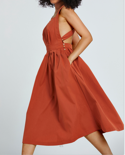 Chic Summer Backless Dress