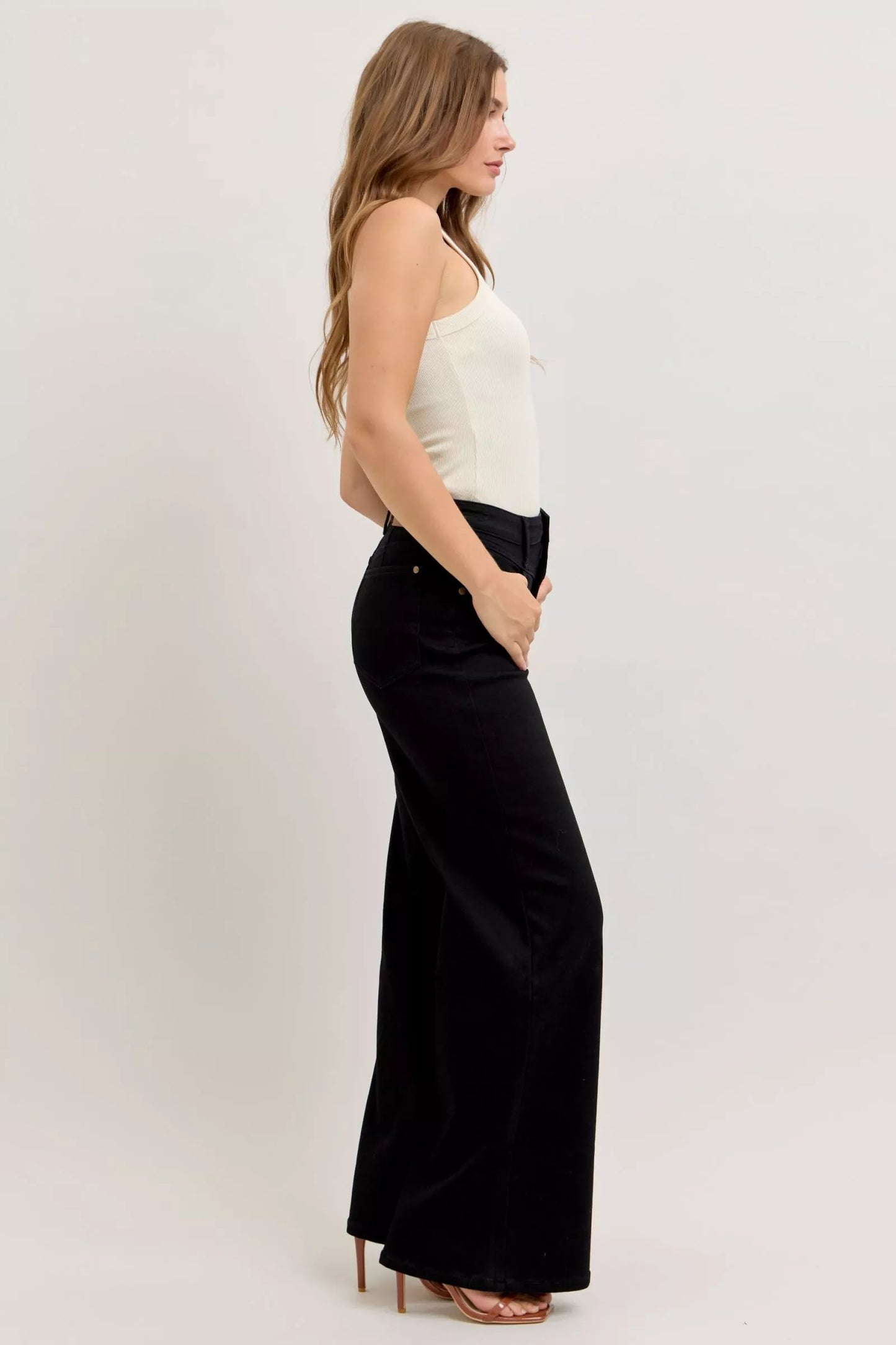 Judy Blue High-Waisted Wide Leg Jeans