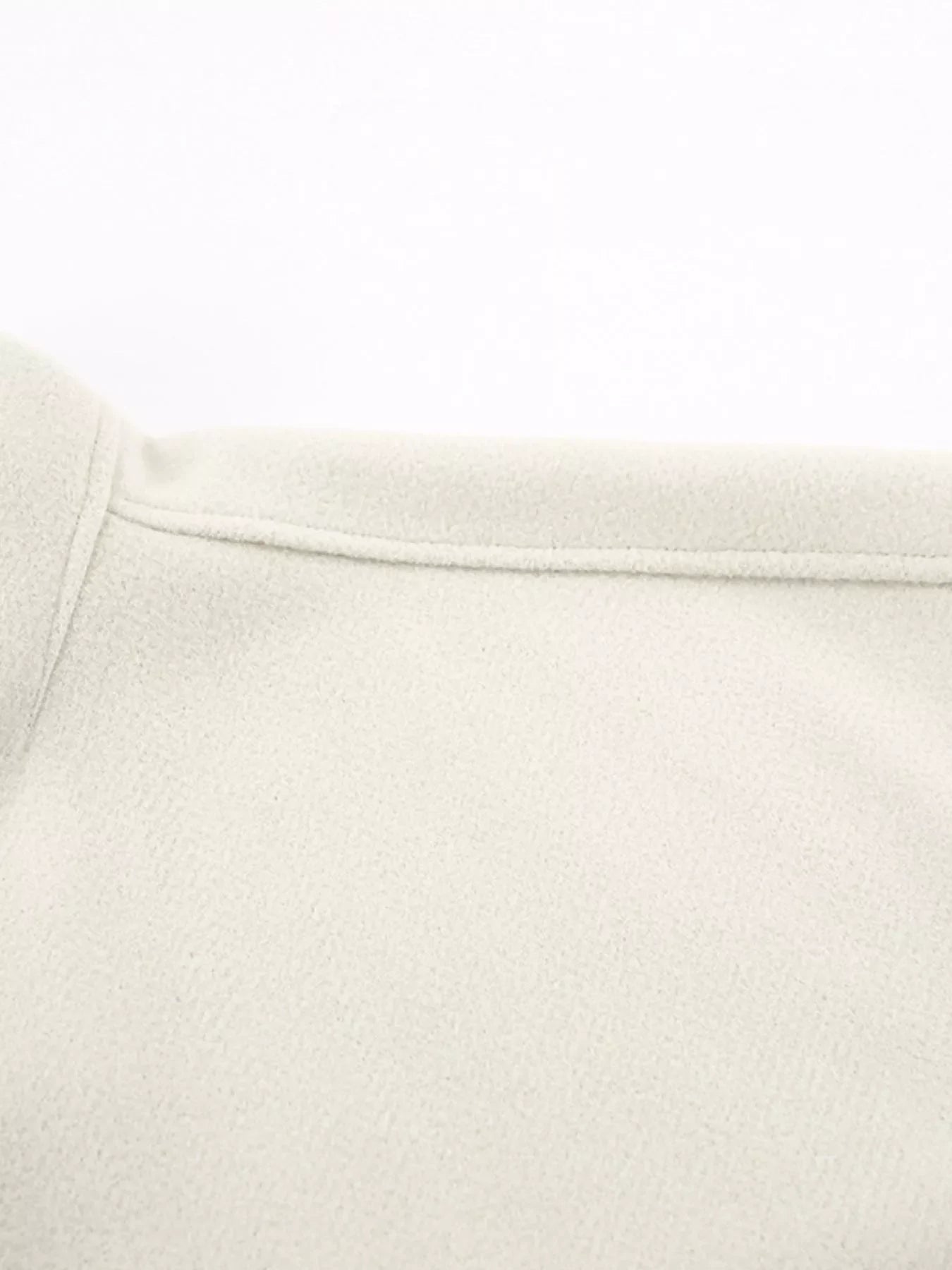 Elegant Stand Collar Open Front Outerwear