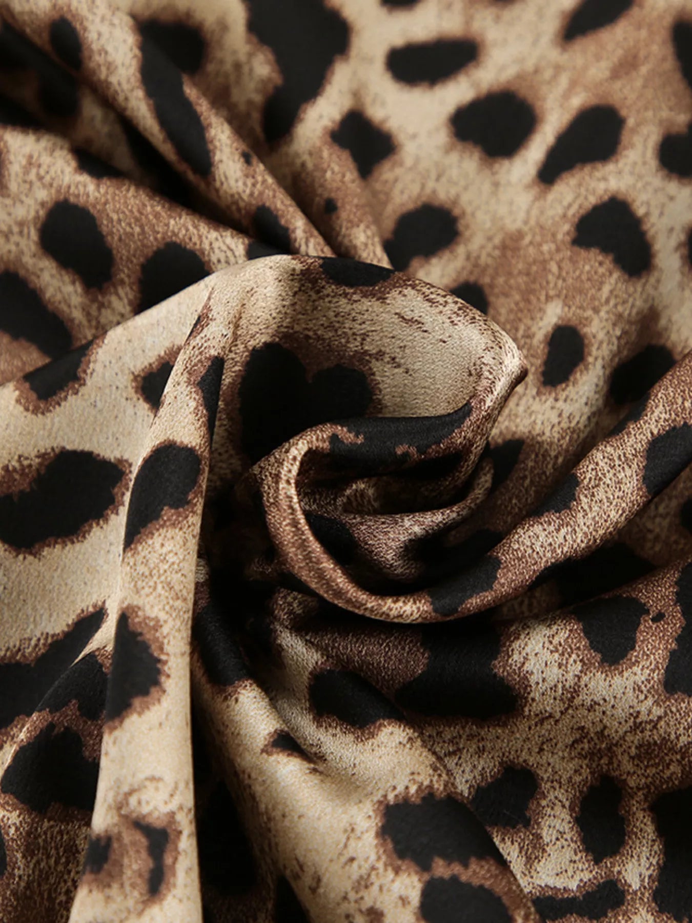 Leopard Bra & Cardigan and Shorts Set