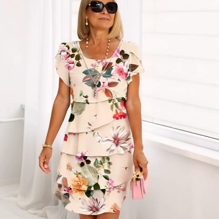 Kleid mit Blumen-Charme