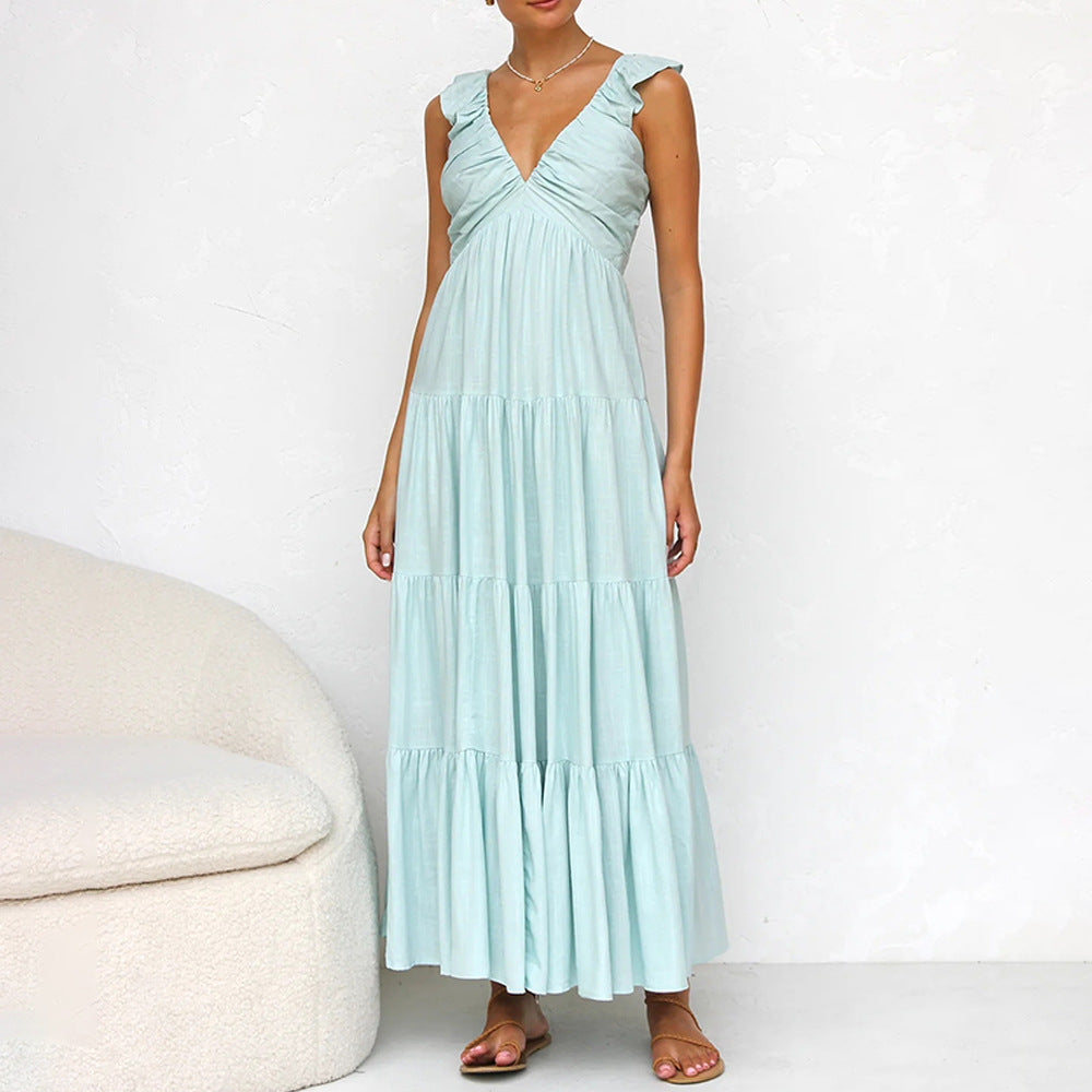 Vacation Style Seaside Muse Maxi Dress