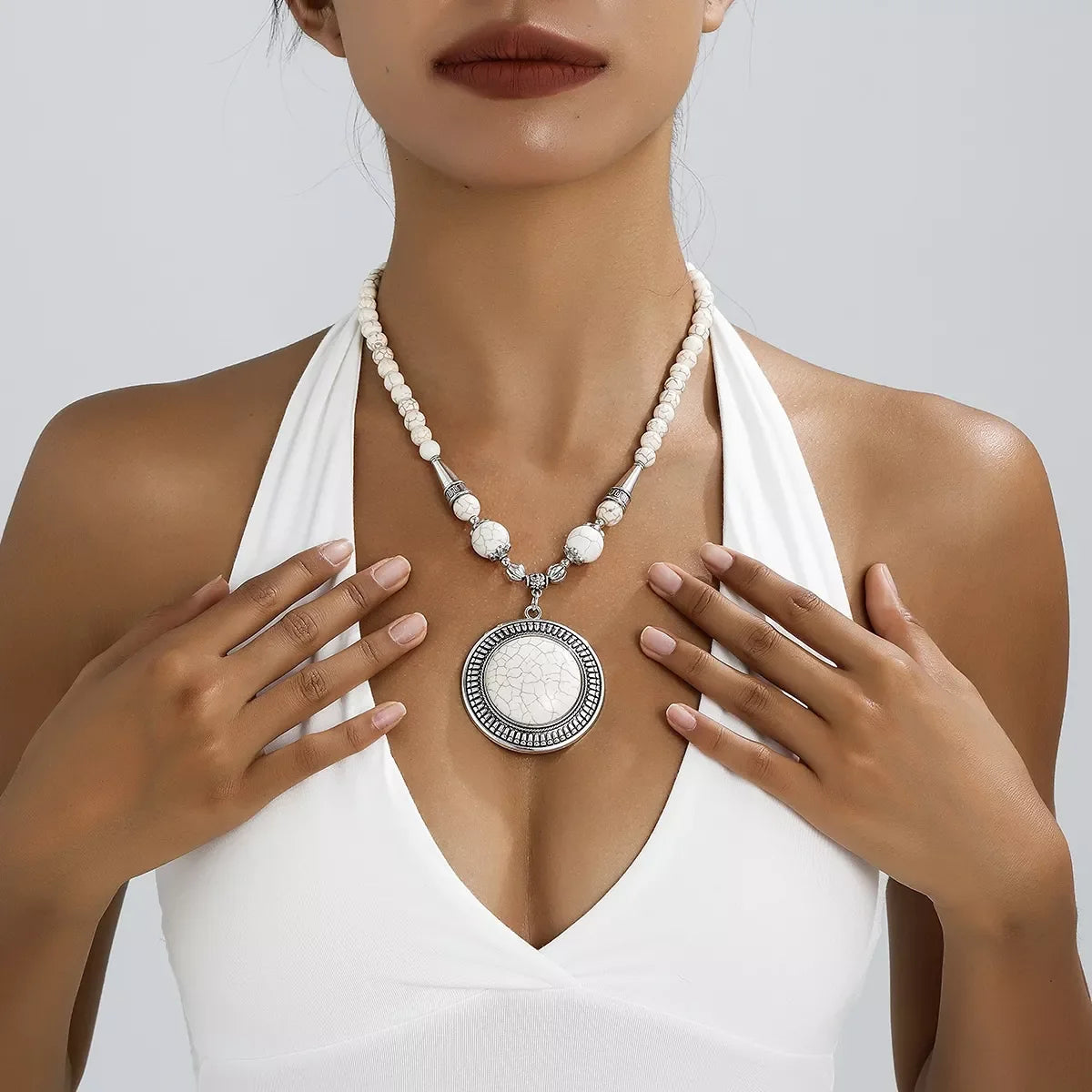 Bohemian Style Statement Pendant Necklace
