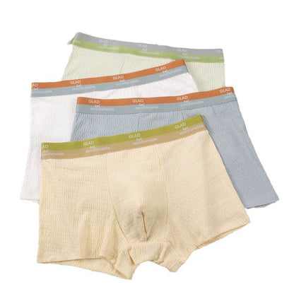 4er-Pack Boxershorts aus Bubble-Baumwolle und Stretch für Herren