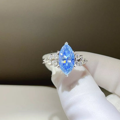 3 Carat 925 Sterling Silver Moissanite Ring