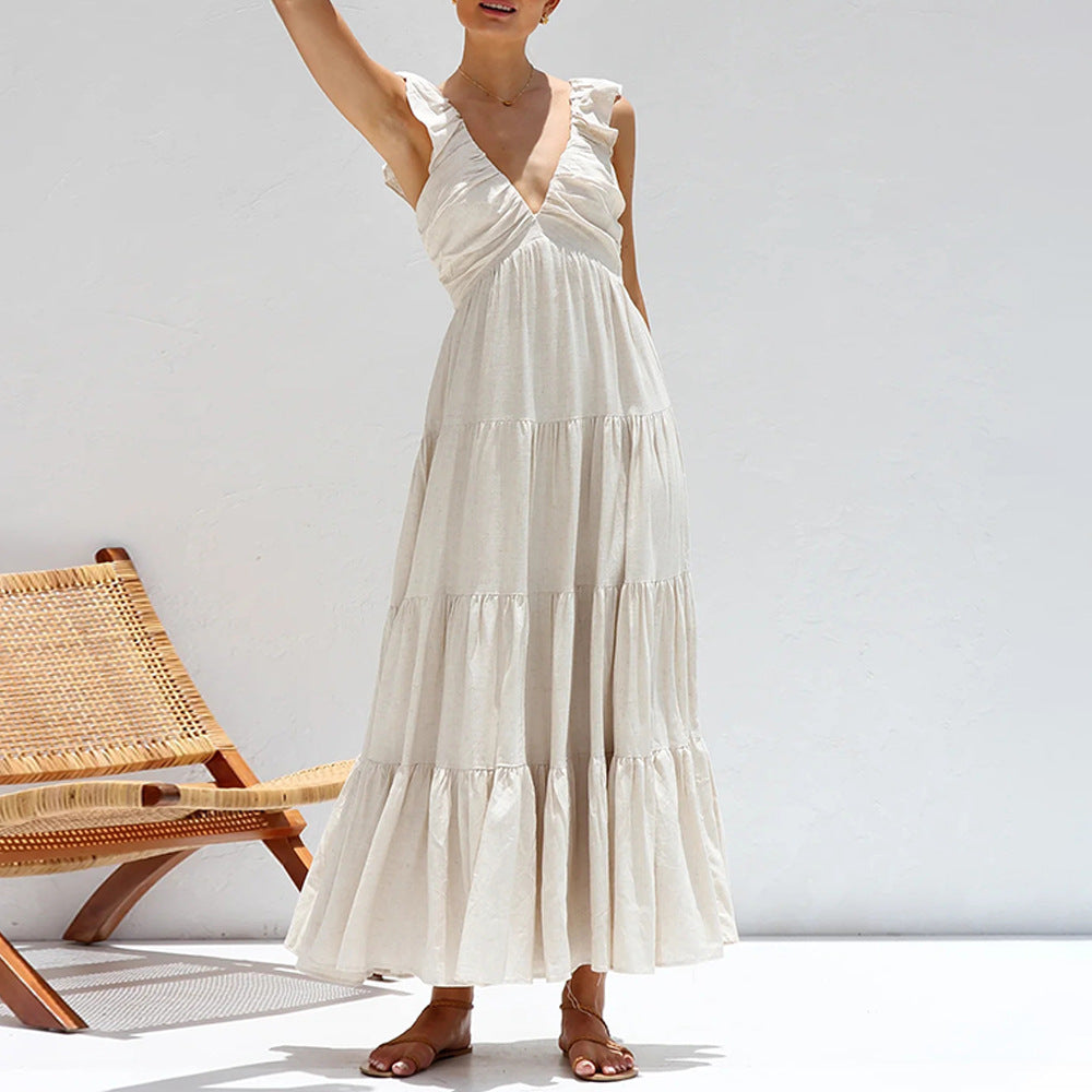 Vacation Style Seaside Muse Maxi Dress