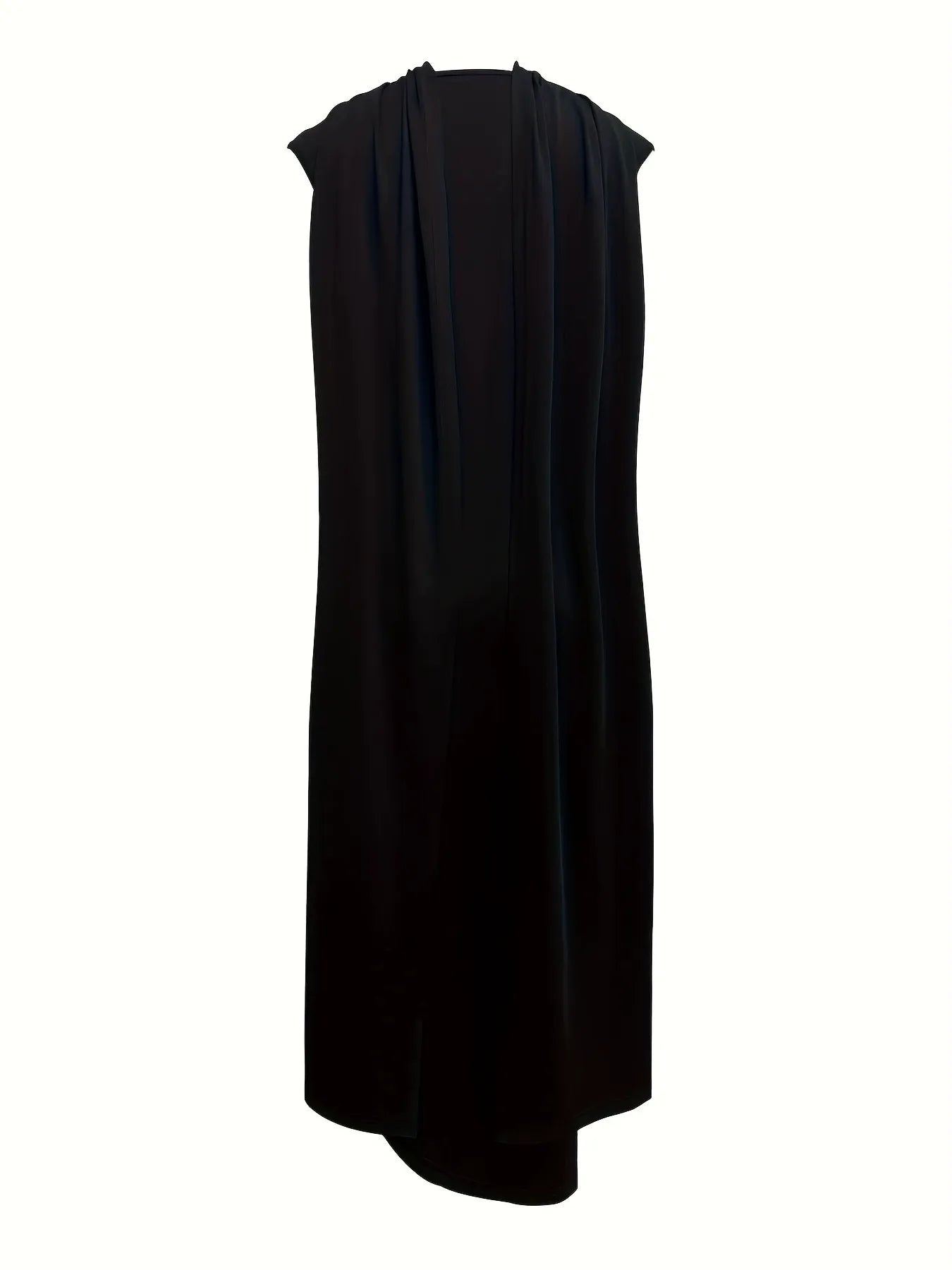 Sleeveless Cowl Neck Maxi Dress